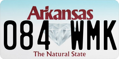 AR license plate 084WMK