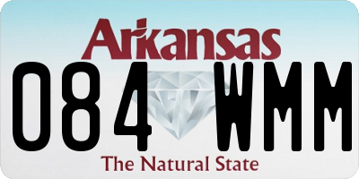 AR license plate 084WMM