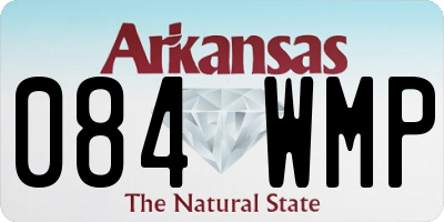 AR license plate 084WMP