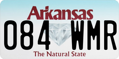 AR license plate 084WMR