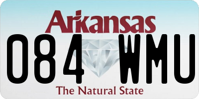 AR license plate 084WMU