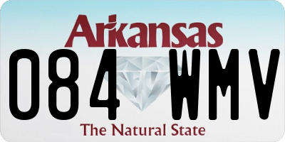AR license plate 084WMV