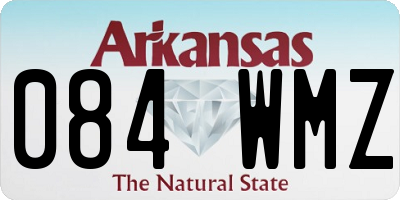 AR license plate 084WMZ