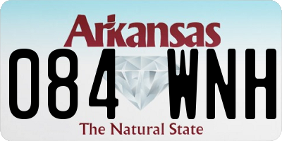 AR license plate 084WNH