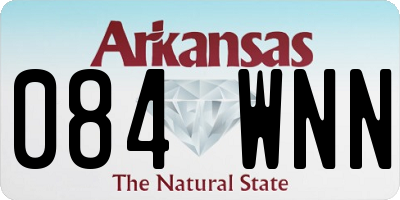AR license plate 084WNN