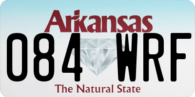 AR license plate 084WRF
