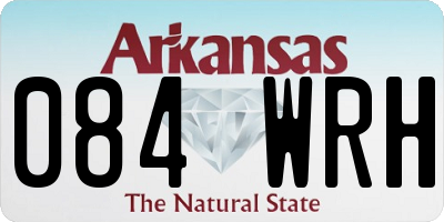 AR license plate 084WRH