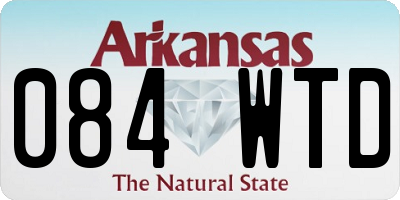 AR license plate 084WTD