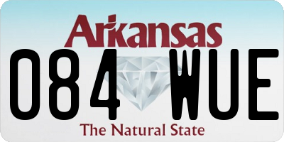 AR license plate 084WUE