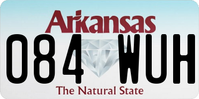 AR license plate 084WUH