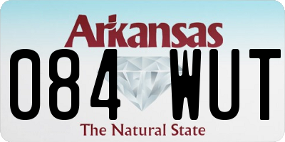 AR license plate 084WUT