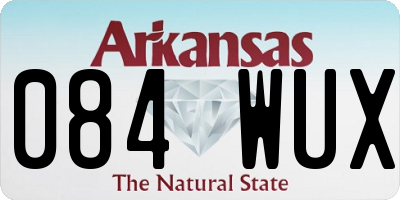 AR license plate 084WUX