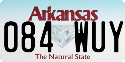 AR license plate 084WUY