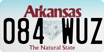 AR license plate 084WUZ