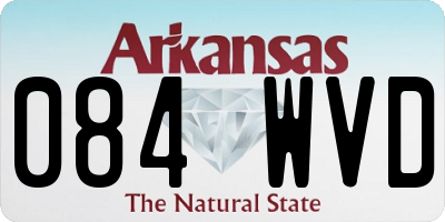 AR license plate 084WVD