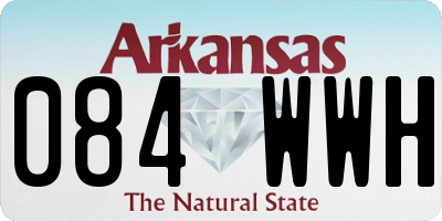 AR license plate 084WWH