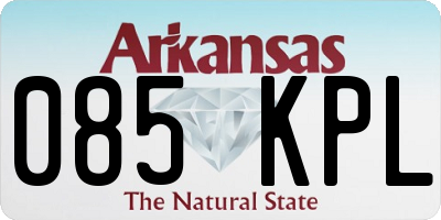 AR license plate 085KPL