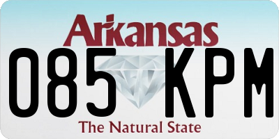 AR license plate 085KPM