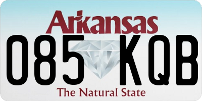 AR license plate 085KQB