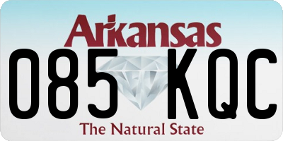 AR license plate 085KQC