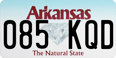 AR license plate 085KQD