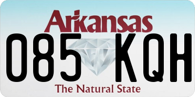 AR license plate 085KQH