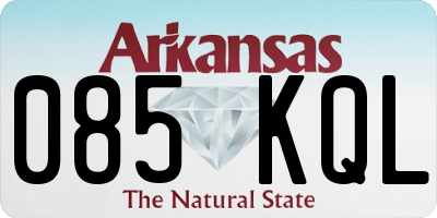 AR license plate 085KQL