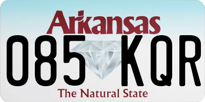 AR license plate 085KQR