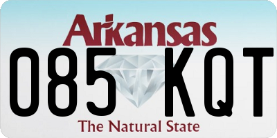 AR license plate 085KQT
