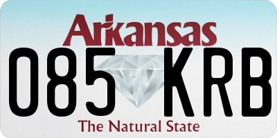 AR license plate 085KRB