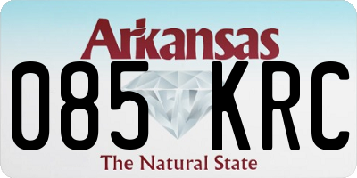 AR license plate 085KRC