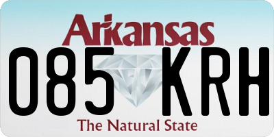 AR license plate 085KRH