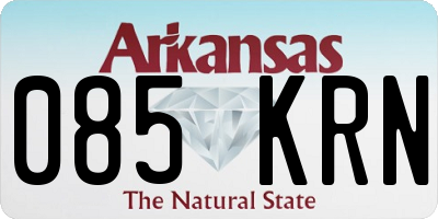 AR license plate 085KRN
