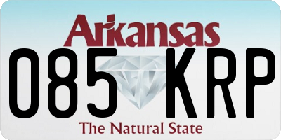 AR license plate 085KRP