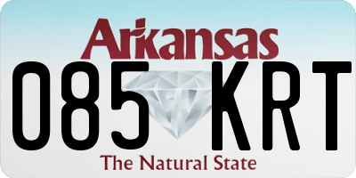 AR license plate 085KRT