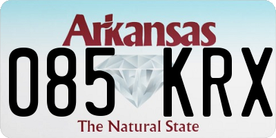 AR license plate 085KRX