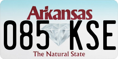 AR license plate 085KSE