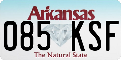AR license plate 085KSF