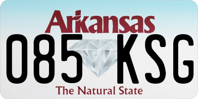 AR license plate 085KSG