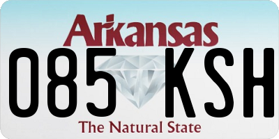 AR license plate 085KSH