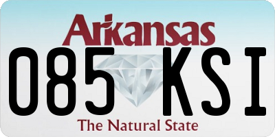 AR license plate 085KSI