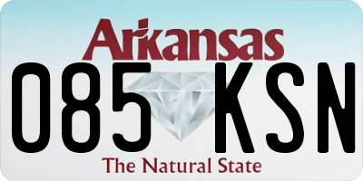 AR license plate 085KSN