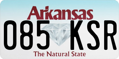 AR license plate 085KSR