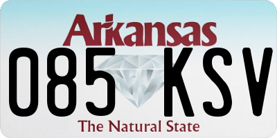 AR license plate 085KSV