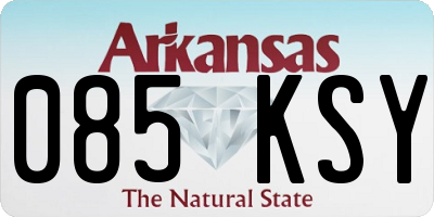 AR license plate 085KSY