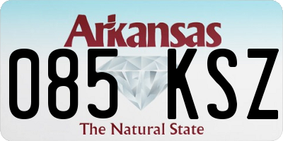 AR license plate 085KSZ