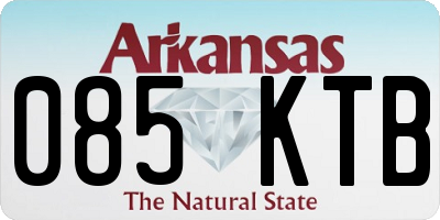 AR license plate 085KTB