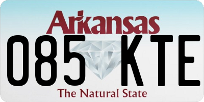 AR license plate 085KTE