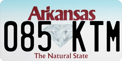 AR license plate 085KTM