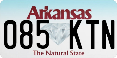AR license plate 085KTN